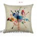 Cojín 45 cm * 45 cm música símbolo Diseño Lino/algodón funda de almohada sofá funda de cojín decorativo cuadrado almohada cubierta ali-27480901